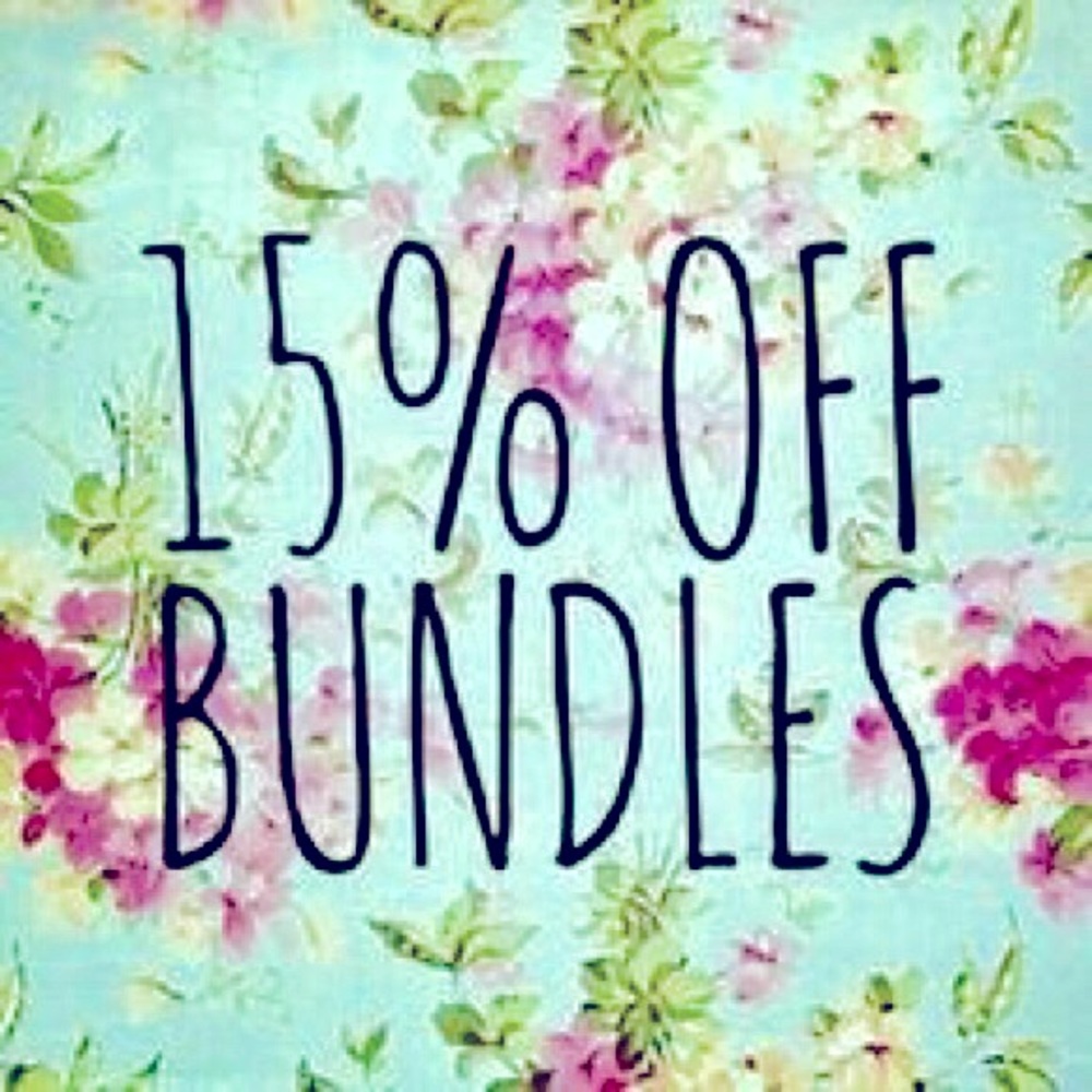 15% discount on bundles
